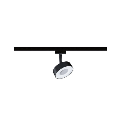 Paulmann URail LED Schienenspot Circle   160lm 5W 3000K dimmbar 230V Schwarz matt