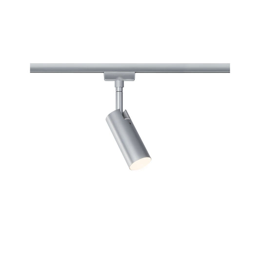 Paulmann URail LED Schienenspot Tubo Einzelspot  150lm 4W 3000K dimmbar 230V Chrom matt