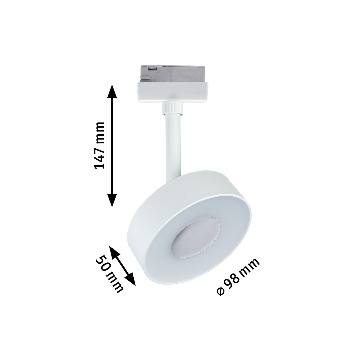 Paulmann URail LED Schienenspot Circle   180lm 5W 4000K dimmbar 230V Weiß