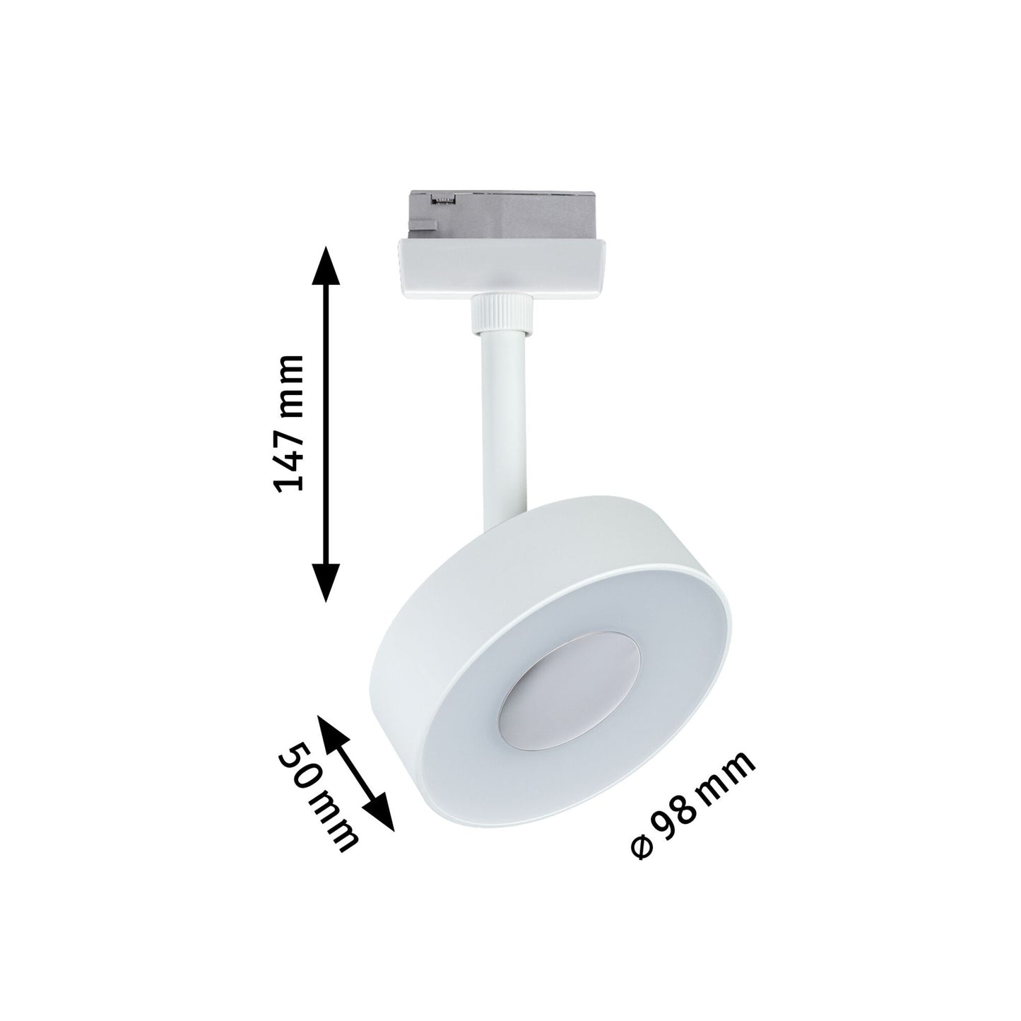 Paulmann URail LED Schienenspot Circle   180lm 5W 4000K dimmbar 230V Weiß