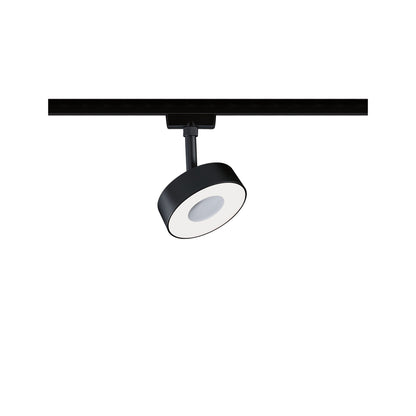 Paulmann URail LED Schienenspot Circle   180lm 5W 4000K dimmbar 230V Schwarz matt