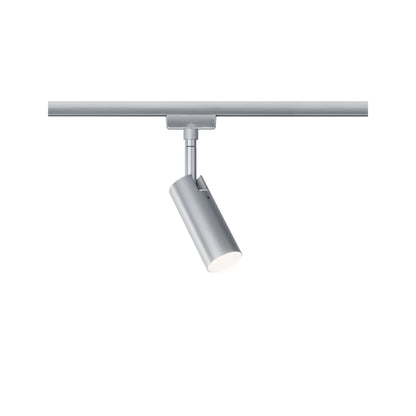 Paulmann URail LED Schienenspot Tubo Einzelspot  170lm 4W 4000K dimmbar 230V Chrom matt