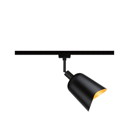 Paulmann URail Schirm Alvaro DecoSystems 144mm Schwarz matt#Gold matt