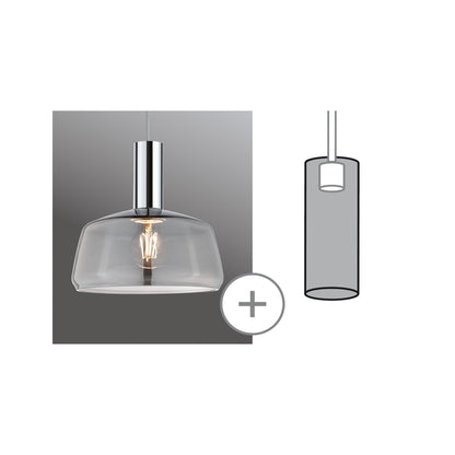 Paulmann URail Schirm Neila 2Easy 230mm Rauchglas