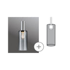 Paulmann URail Schirm Raja 2Easy 100mm Rauchglas
