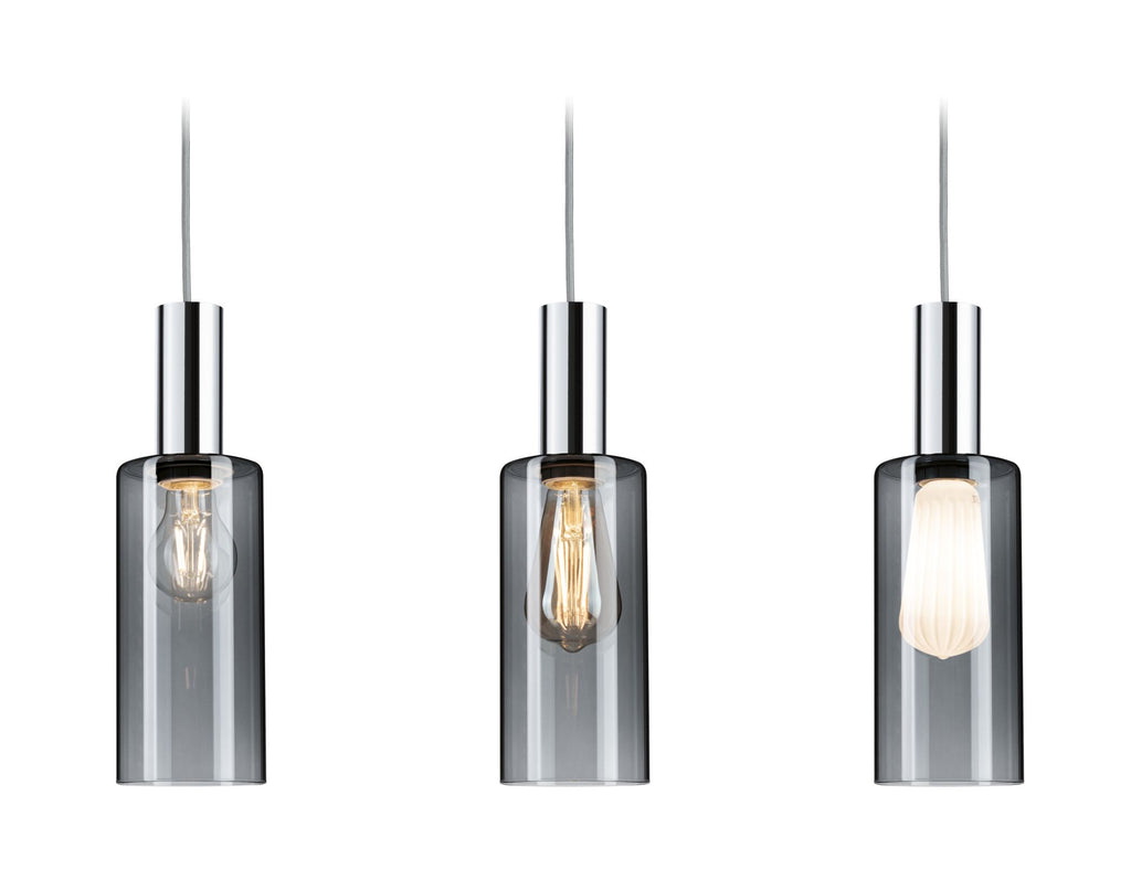 Paulmann URail Schirm Raja 2Easy 100mm Rauchglas
