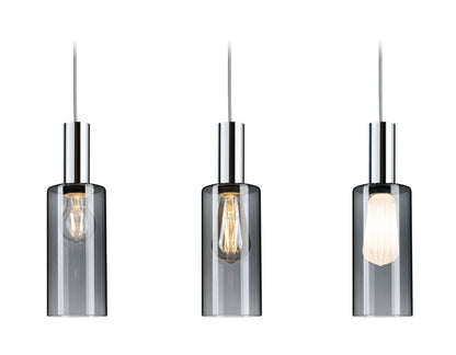Paulmann URail Schirm Raja 2Easy 100mm Rauchglas