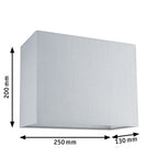 Paulmann URail Schirm Verona 2Easy 250x130mm Grau