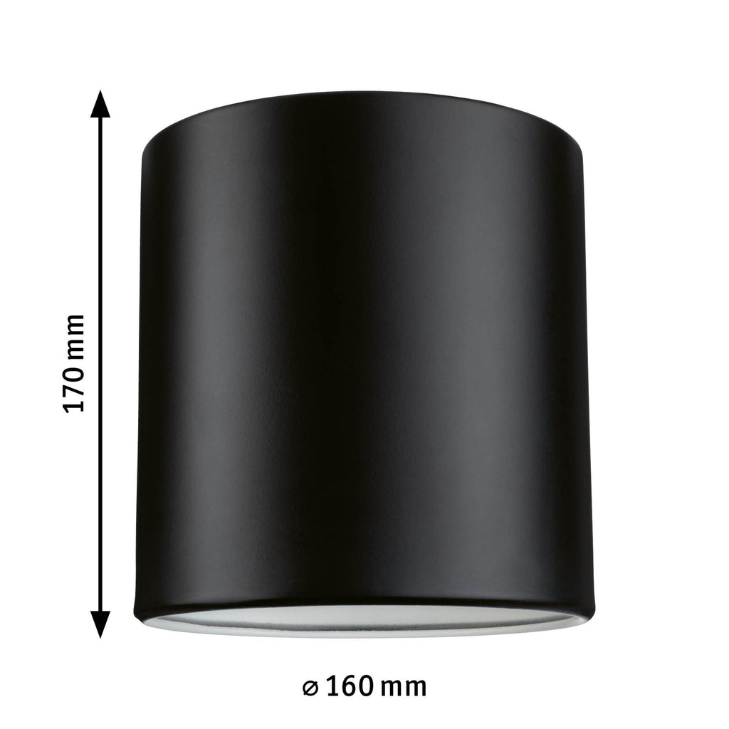 Paulmann URail Schirm Tallis 2Easy 160mm Schwarz matt