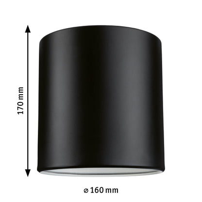 Paulmann URail Schirm Tallis 2Easy 160mm Schwarz matt
