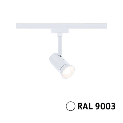Paulmann URail Schienenspot Runa Einzelspot GU10  max. 10W  dimmbar 230V Signalweiß