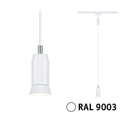 Paulmann URail Pendel Runa GU10  max. 10W  dimmbar 230V Signalweiß