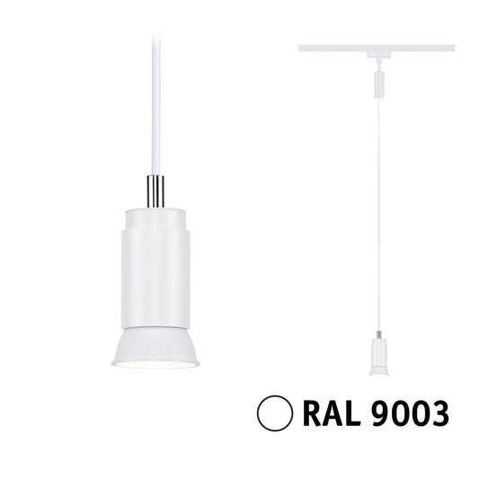 Paulmann URail Pendel Runa GU10  max. 10W  dimmbar 230V Signalweiß