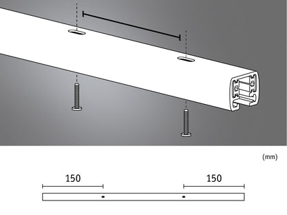 Paulmann URail Schiene 230V Signalweiß