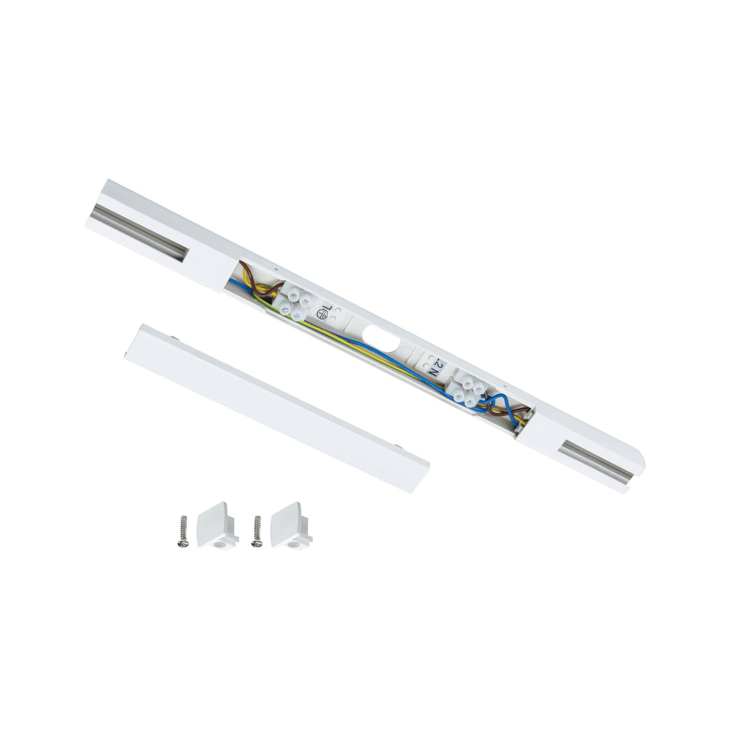 Paulmann URail Einspeisung Mitte 304x18mm max. 1000W Signalweiß