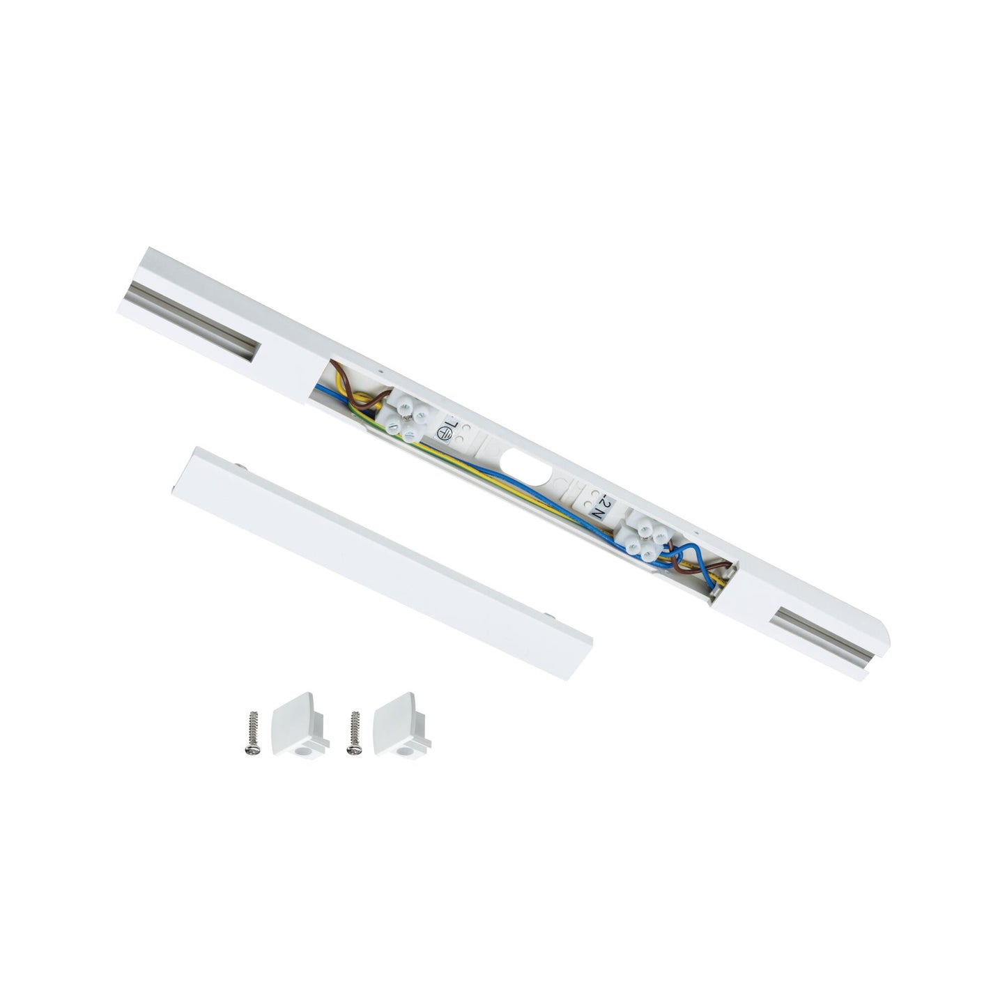 Paulmann URail Einspeisung Mitte 304x18mm max. 1000W Signalweiß