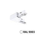 Paulmann URail Verbinder L-Stück 62x62mm max. 1000W Signalweiß
