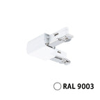 Paulmann URail Verbinder L-Stück 62x62mm max. 1000W Signalweiß