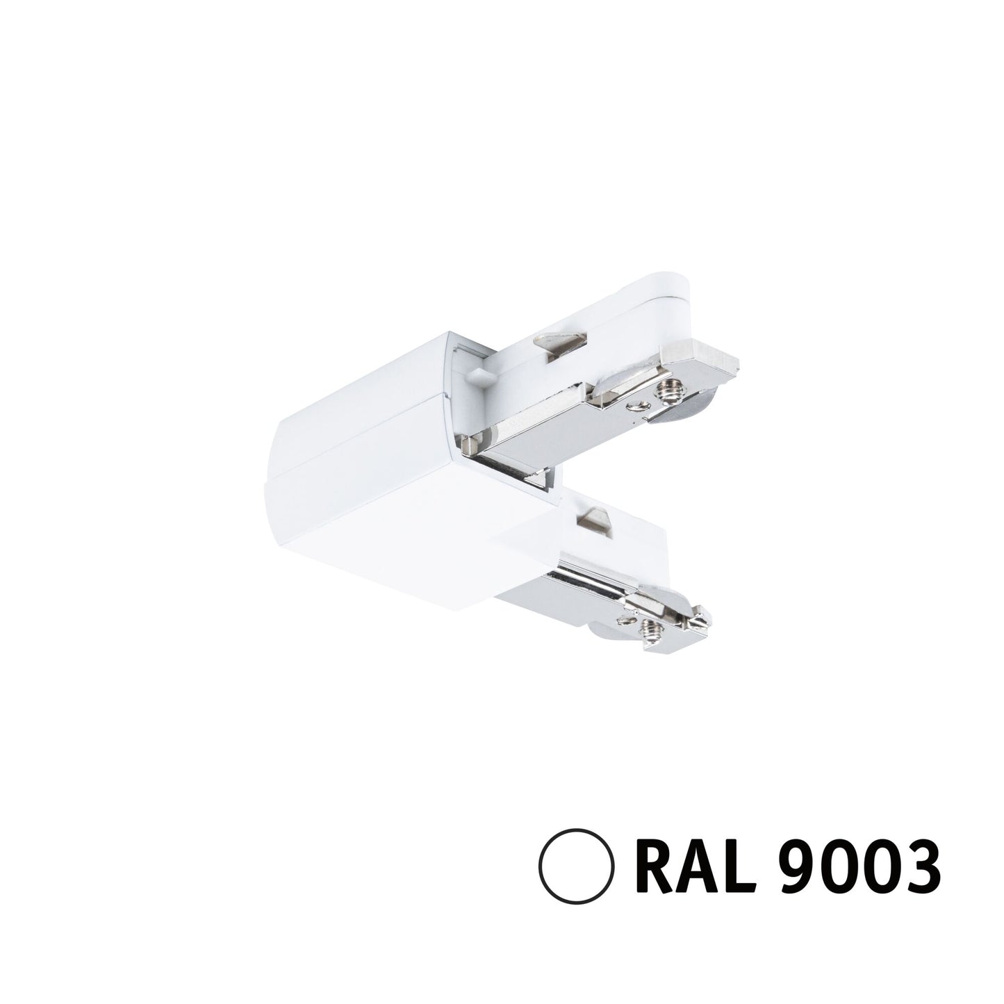 Paulmann URail Verbinder L-Stück 62x62mm max. 1000W Signalweiß