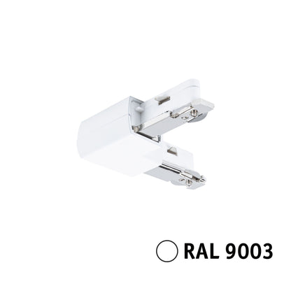 Paulmann URail Verbinder L-Stück 62x62mm max. 1000W Signalweiß