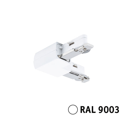 Paulmann URail Verbinder L-Stück 62x62mm max. 1000W Signalweiß