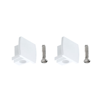 Paulmann URail Verbinder Endkappe 13x21mm Signalweiß