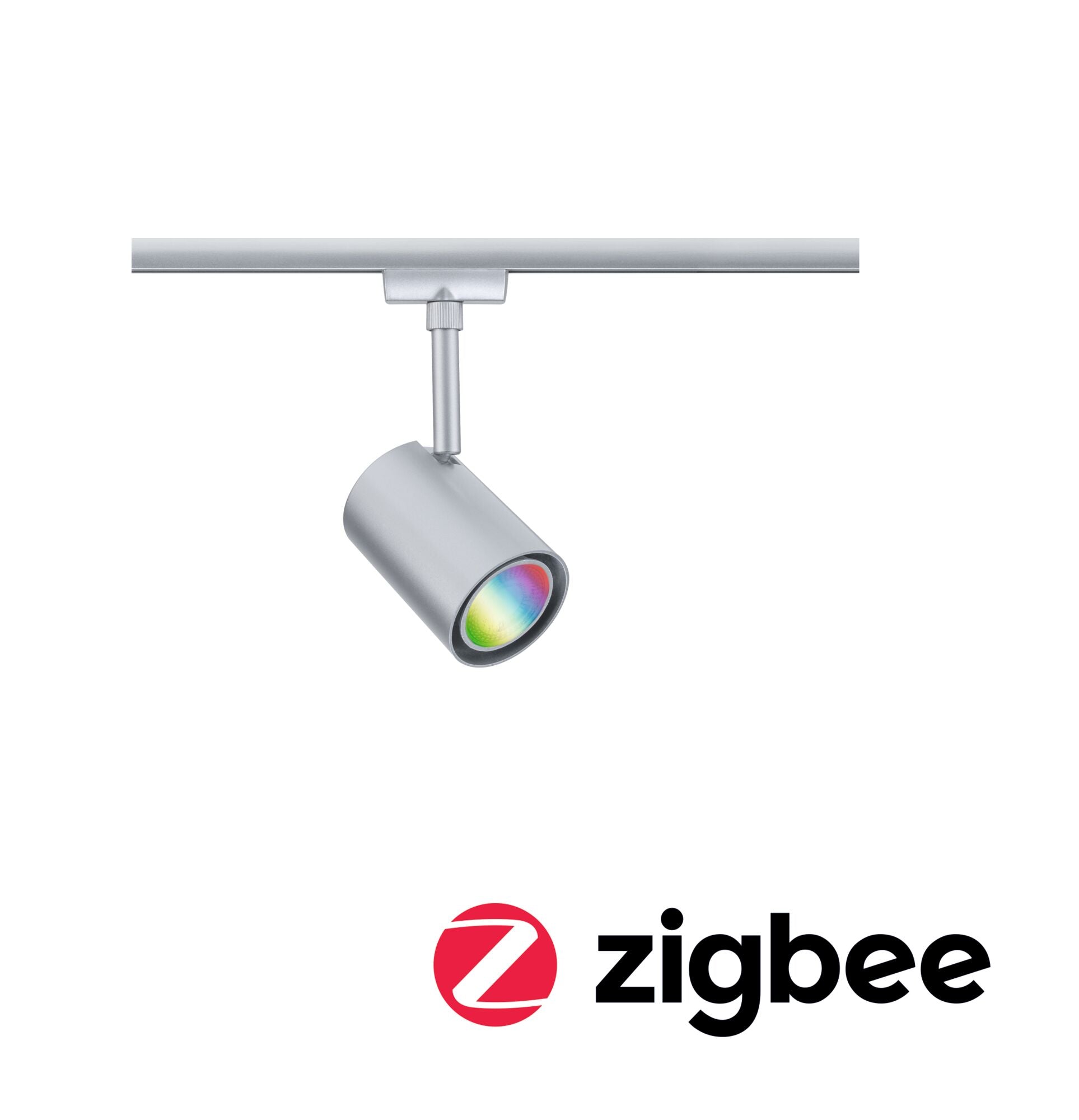 Paulmann URail LED Schienenspot Luxe Smart Home Zigbee 3.0  GU10 350lm 4,8W RGBW+ dimmbar 230V Chrom matt