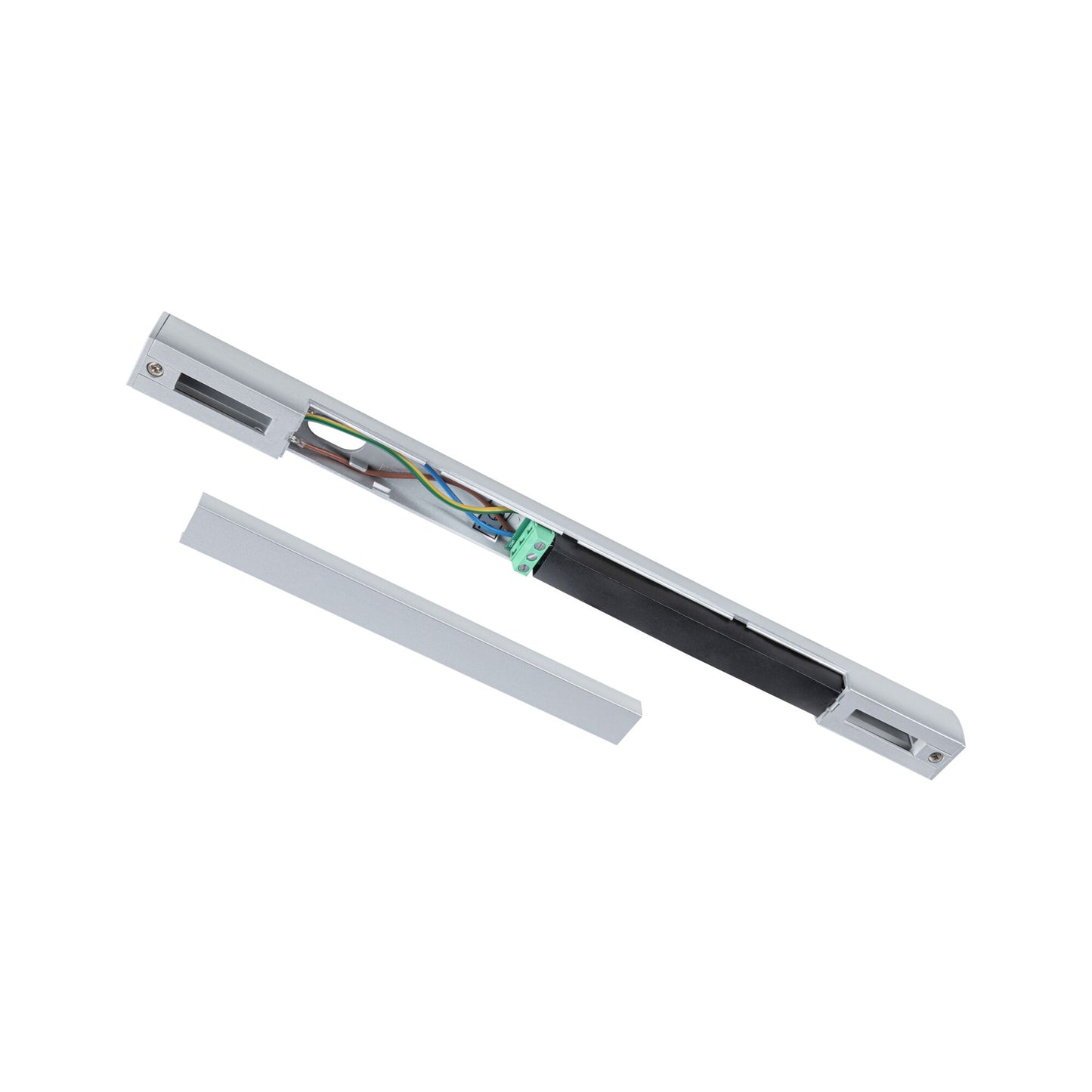 Paulmann URail Einspeisung Mitte 304x21mm max. 100W Chrom matt
