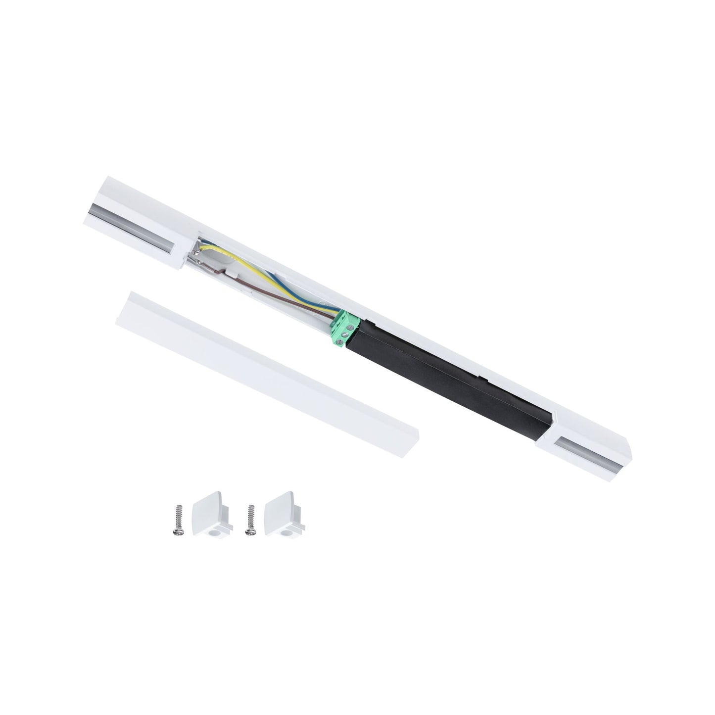 Paulmann URail Einspeisung Mitte 304x21mm max. 100W Signalweiß