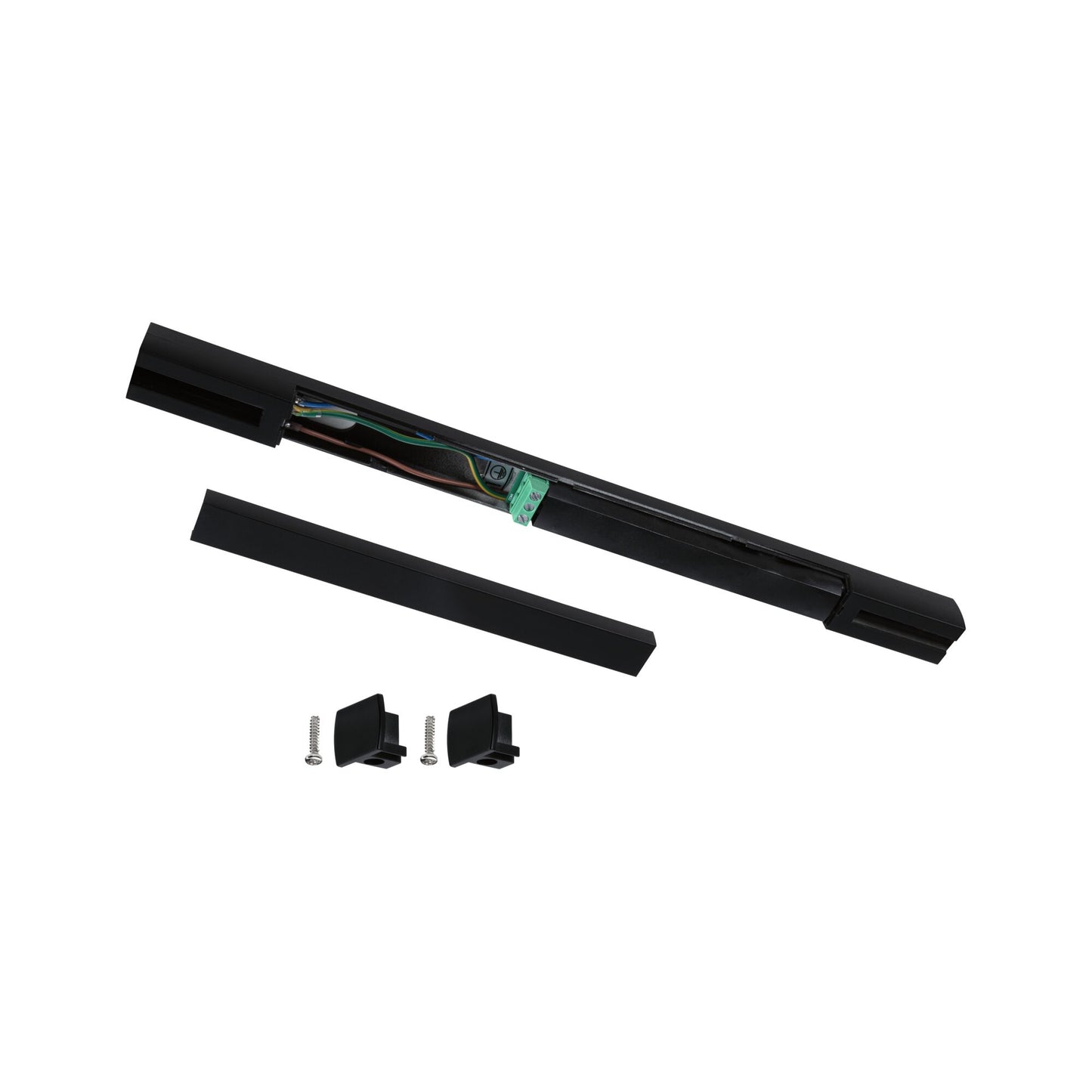 Paulmann URail Einspeisung Mitte 304x21mm max. 100W Schwarz matt