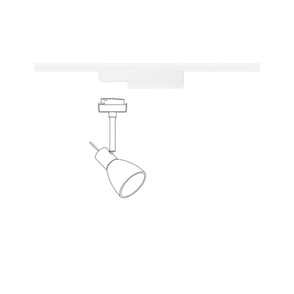 Paulmann URail Schienenadapter 175x20mm Signalweiß