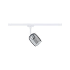 Paulmann URail Schienenspot Blossom G9  max. 10W  dimmbar 230V Signalweiß#Rauchglas