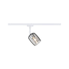 Paulmann URail Schienenspot Blossom G9  max. 10W  dimmbar 230V Signalweiß#Rauchglas