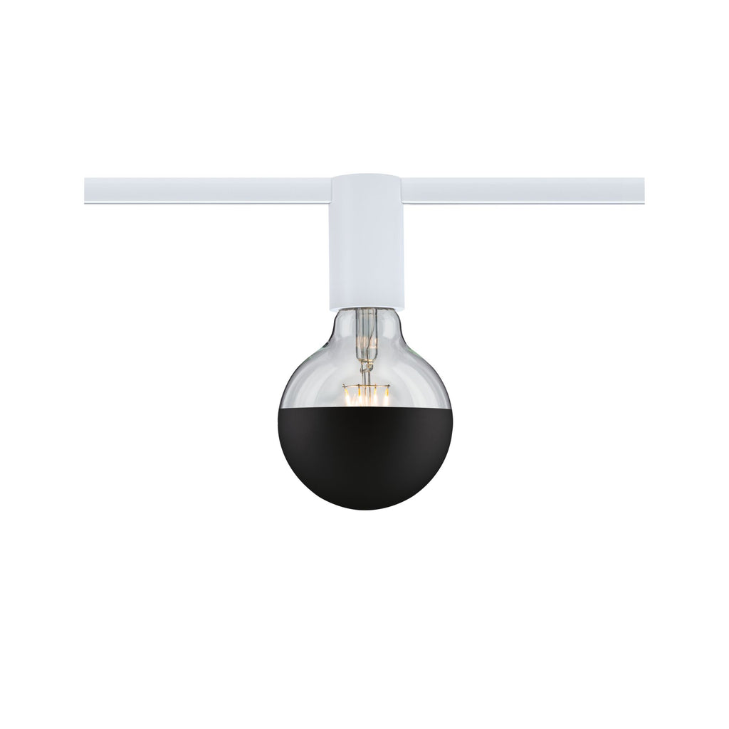 Paulmann URail Schienenspot Socket E27  max. 20W  dimmbar 230V Signalweiß