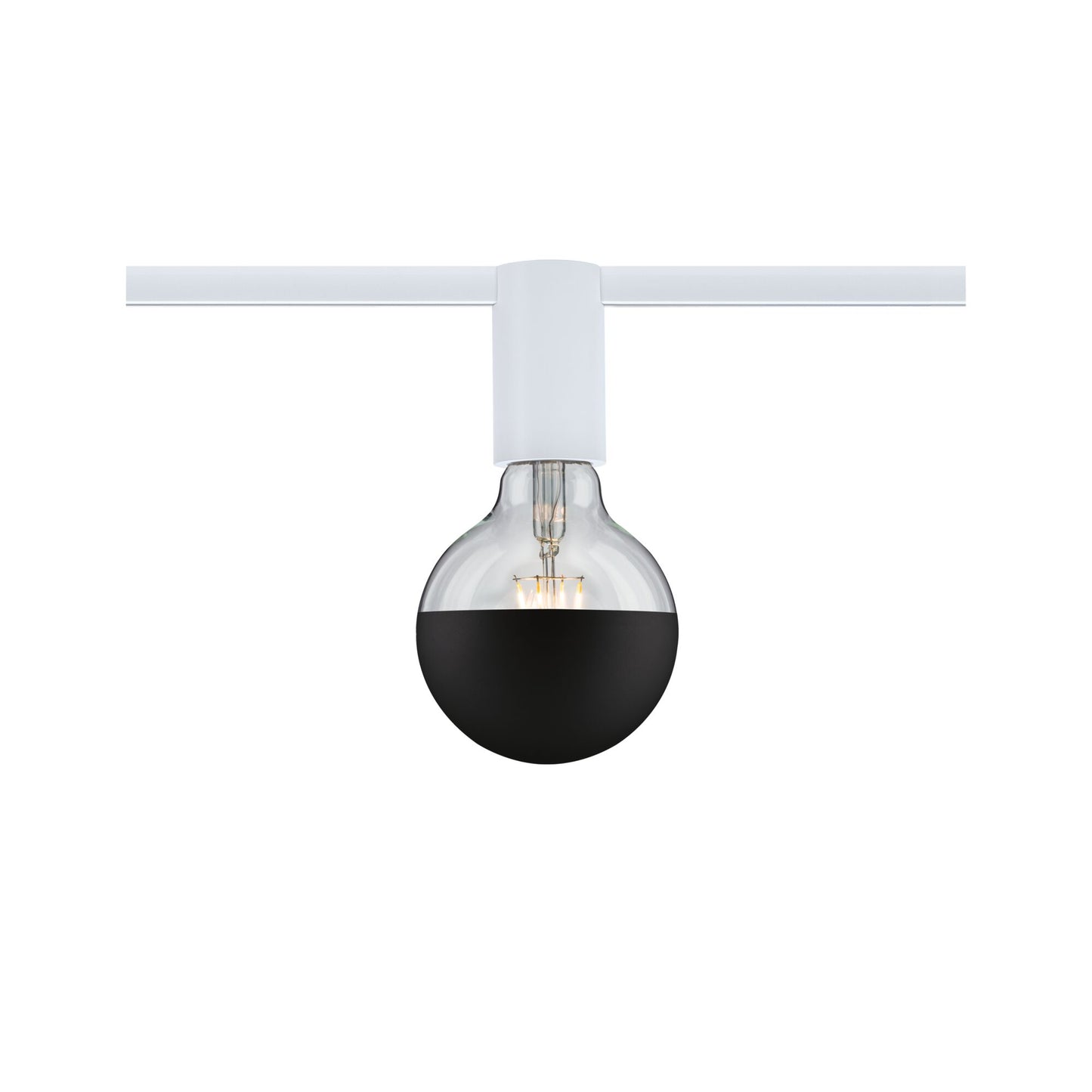 Paulmann URail Schienenspot Socket E27  max. 20W  dimmbar 230V Signalweiß