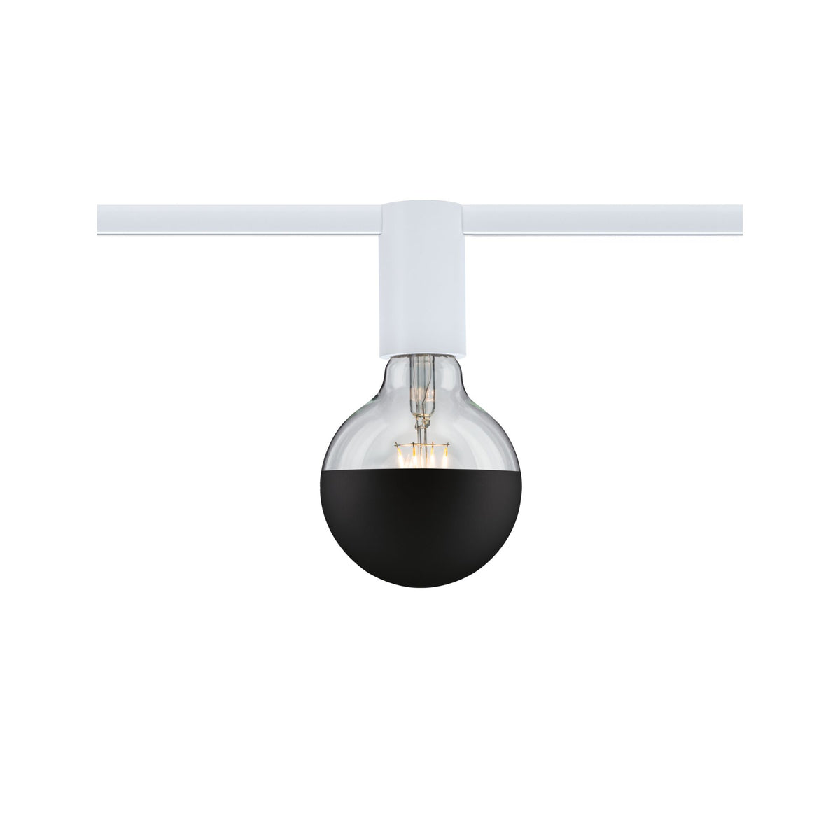Paulmann URail Schienenspot Socket E27  max. 20W  dimmbar 230V Signalweiß