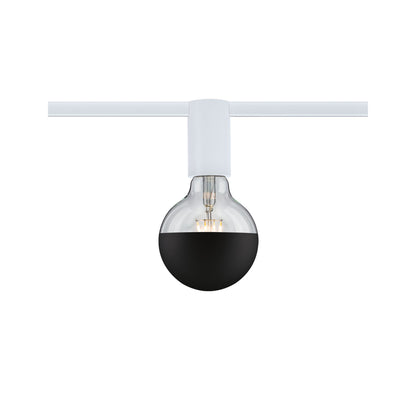 Paulmann URail Schienenspot Socket E27  max. 20W  dimmbar 230V Signalweiß