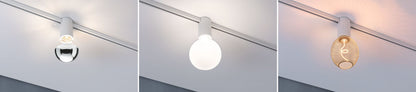Paulmann URail Schienenspot Socket E27  max. 20W  dimmbar 230V Signalweiß