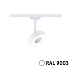 Paulmann URail LED Schienenspot Circle Einzelspot 210lm 5W 3000K dimmbar 230V Signalweiß