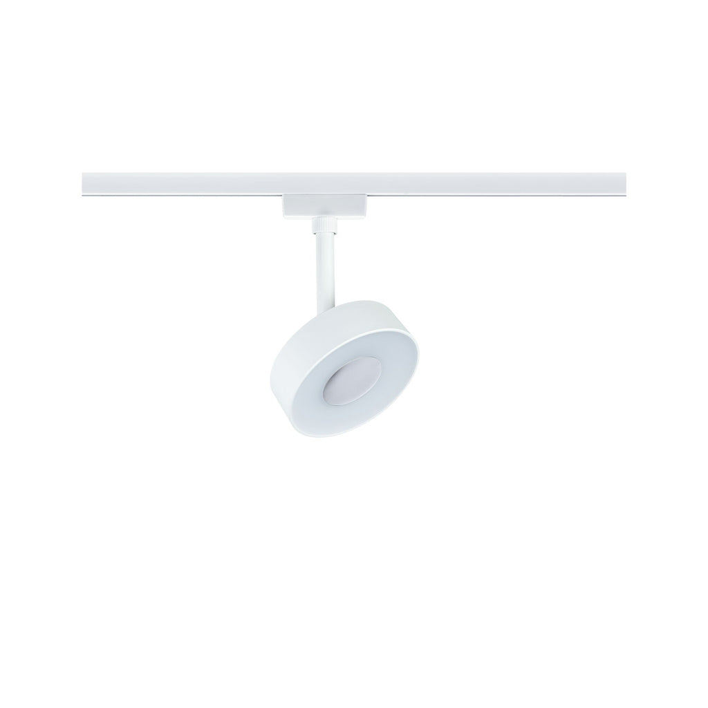 Paulmann URail LED Schienenspot Circle Einzelspot 210lm 5W 3000K dimmbar 230V Signalweiß