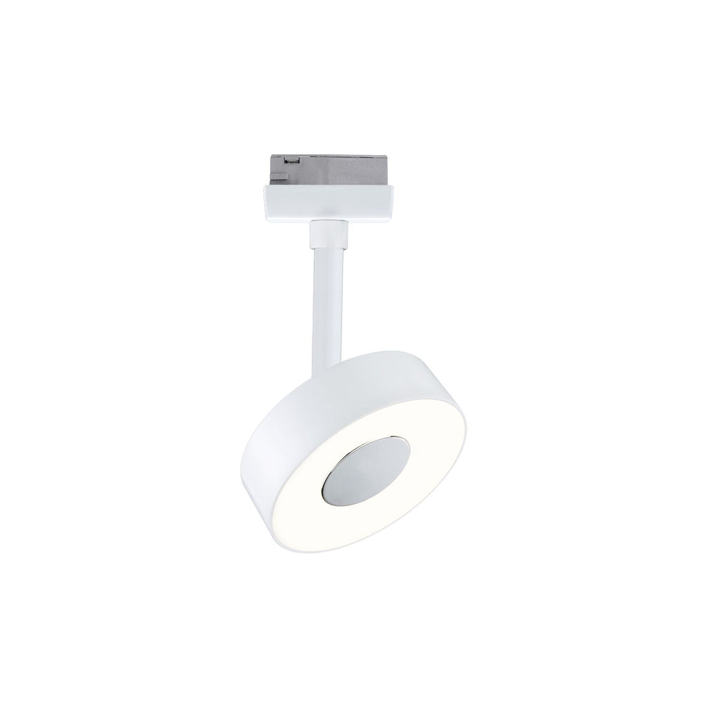 Paulmann URail LED Schienenspot Circle Einzelspot 210lm 5W 3000K dimmbar 230V Signalweiß