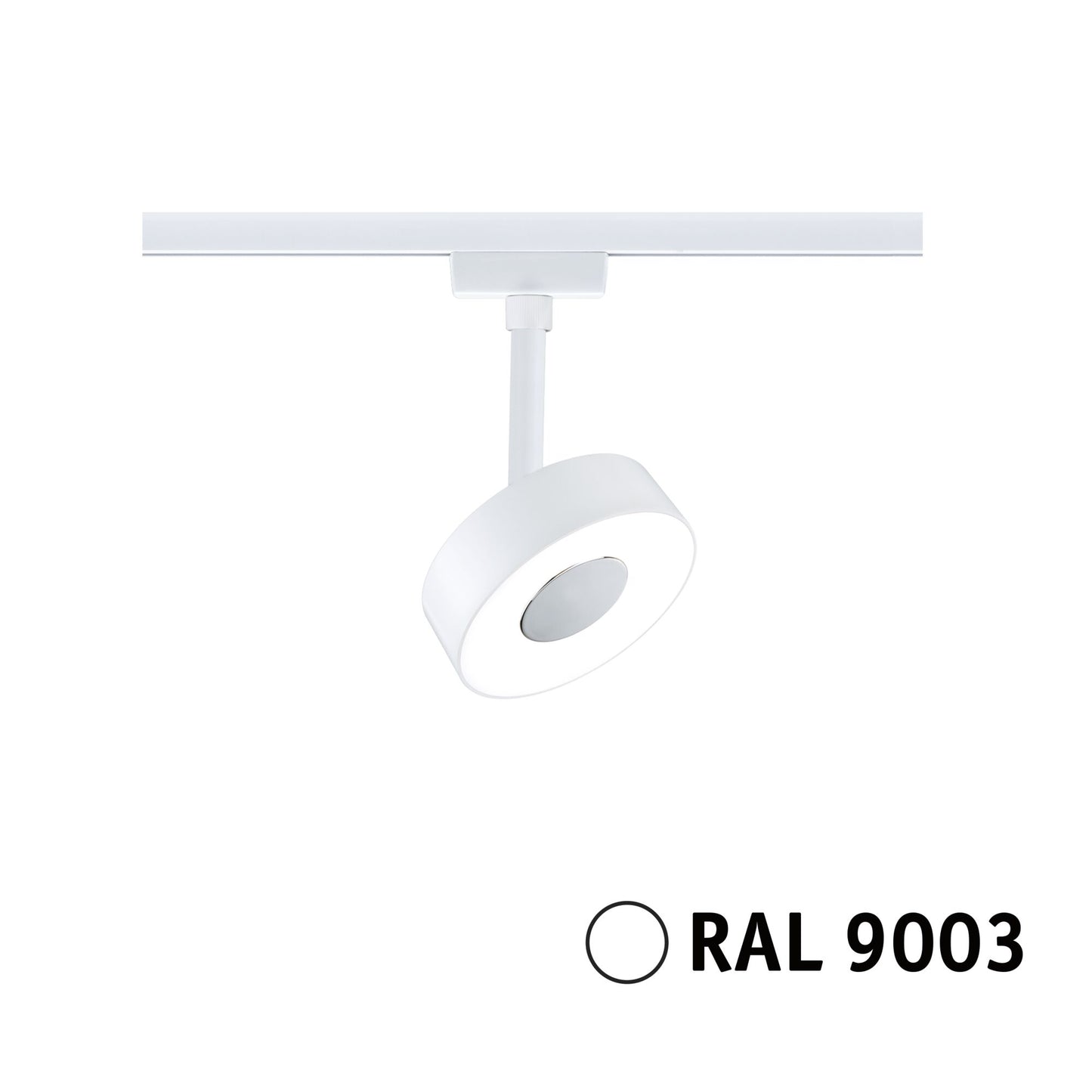 Paulmann URail LED Schienenspot Circle Einzelspot 220lm 5W 4000K dimmbar 230V Signalweiß