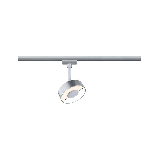 Paulmann URail LED Schienenspot Circle   210lm 5W White Switch  230V Chrom matt