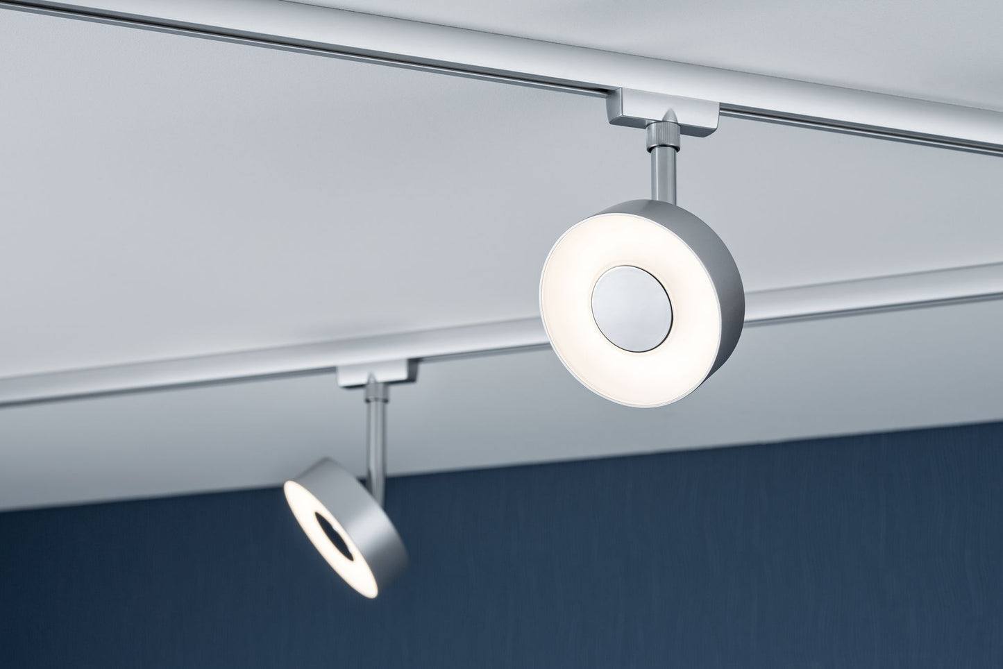 Paulmann URail LED Schienenspot Circle   210lm 5W White Switch  230V Chrom matt