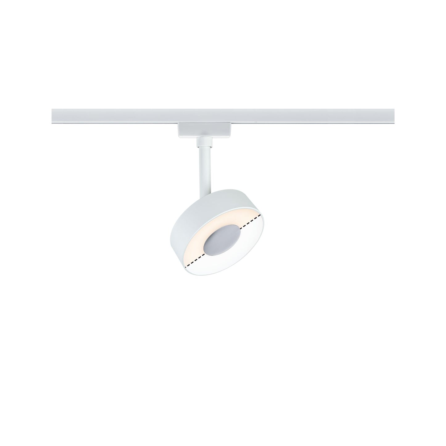 Paulmann URail LED Schienenspot Circle   210lm 5W White Switch  230V Weiß