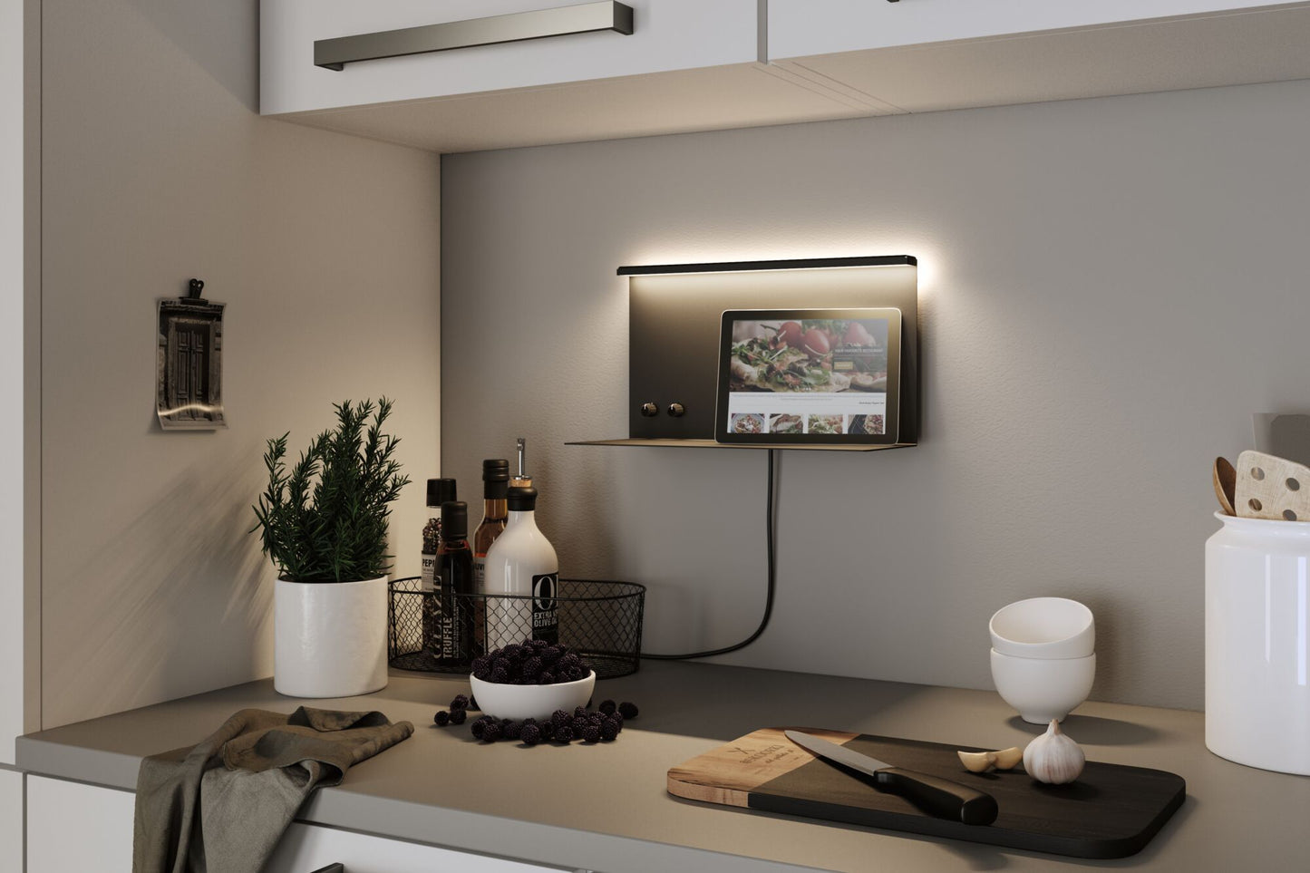 Paulmann LED Wandleuchte Jarina    3000K 540lm / 200lm 230V 4,5 / 1x1,6W dimmbar Schwarz matt
