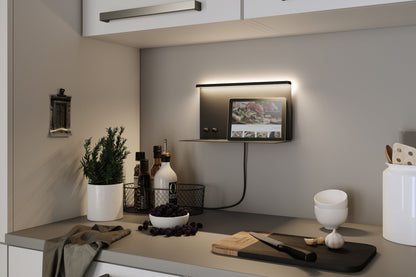 Paulmann LED Wandleuchte Jarina    3000K 540lm / 200lm 230V 4,5 / 1x1,6W dimmbar Schwarz matt