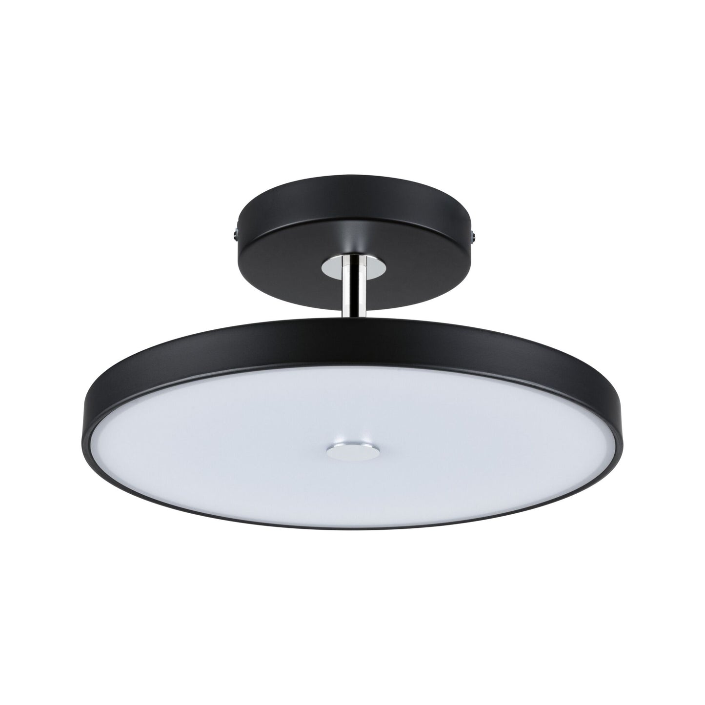 Paulmann LED Deckenleuchte Hildor Smart Home Zigbee 3.0    2700K 2000lm 230V 25W dimmbar Schwarz matt#Chrom