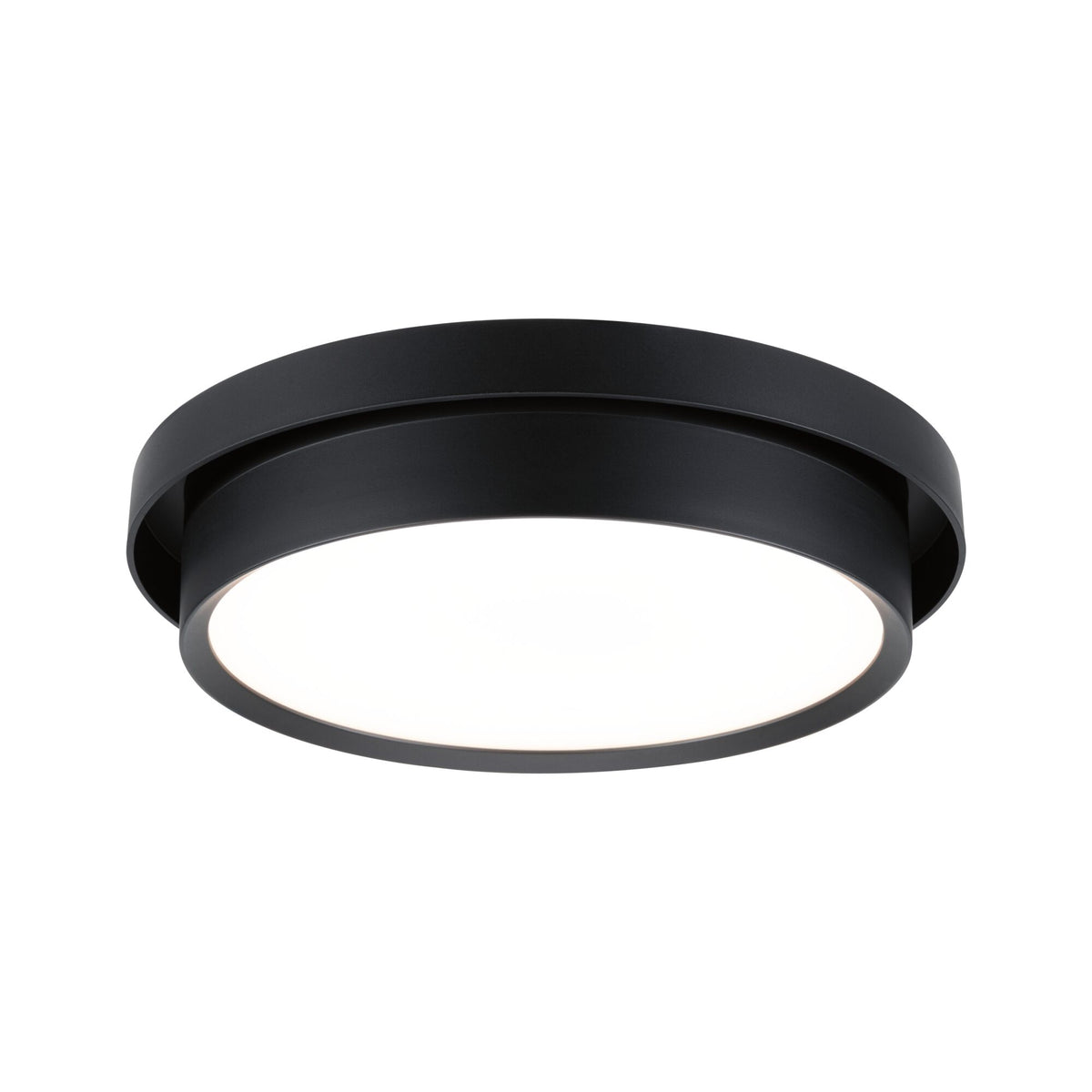 Paulmann LED Deckenleuchte Malik 3-Step-Dim    2700K 850lm 230V 13,5W dimmbar Schwarz matt
