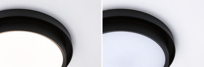 Paulmann LED Deckenleuchte Malik 3-Step-Dim    2700K 850lm 230V 13,5W dimmbar Schwarz matt